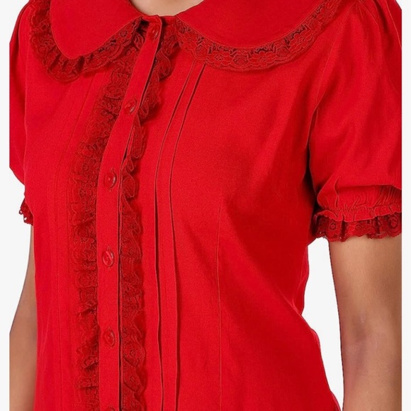 NEW IN! Beautiful red blouse - Picture 5 of 5